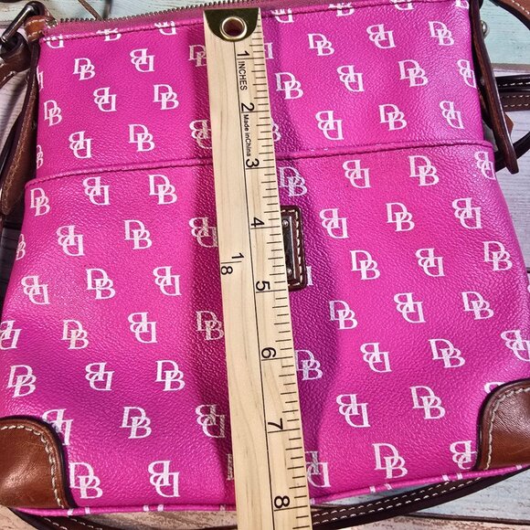Dooney & Bourke Pink Monogram Crossbody Bag - Picture 10 of 13